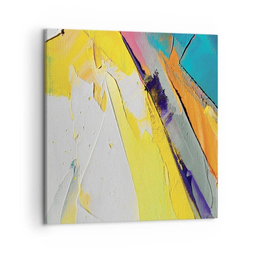 Impression sur toile - Image sur toile - Anatomie du monde - 50x50 cm