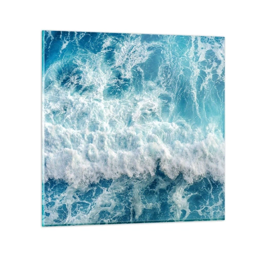 Impression sur verre - Image sur verre - Joyeusement et en sautant - 70x70 cm