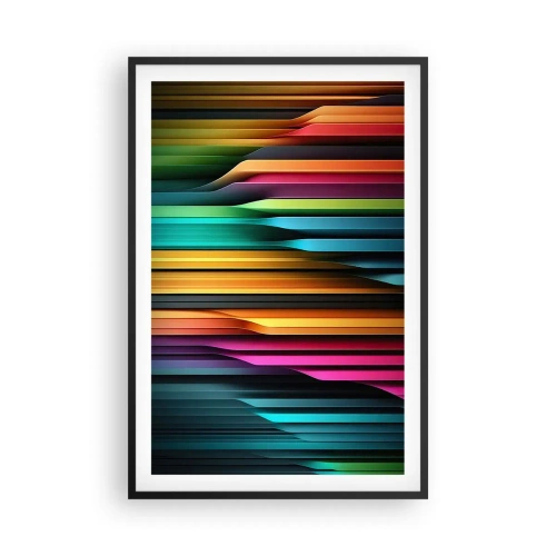 Affiche dans un cadre noir - Poster - Un organe de lumière - 61x91 cm