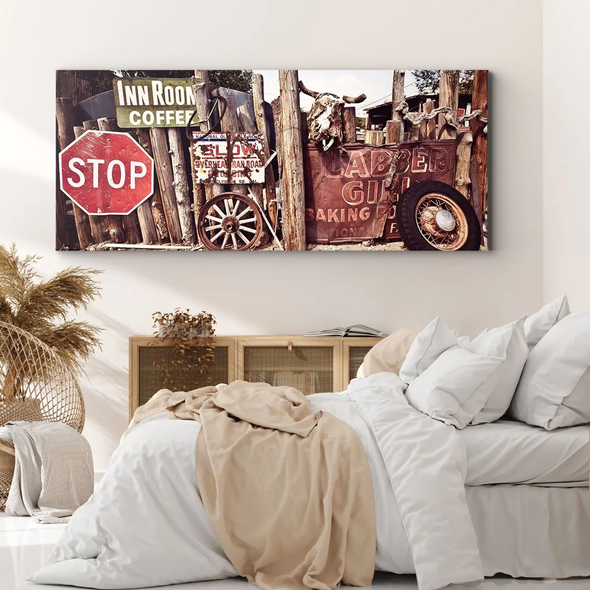 Impression sur toile - Image sur toile - Et le temps s'est arrêté - 100x40 cm