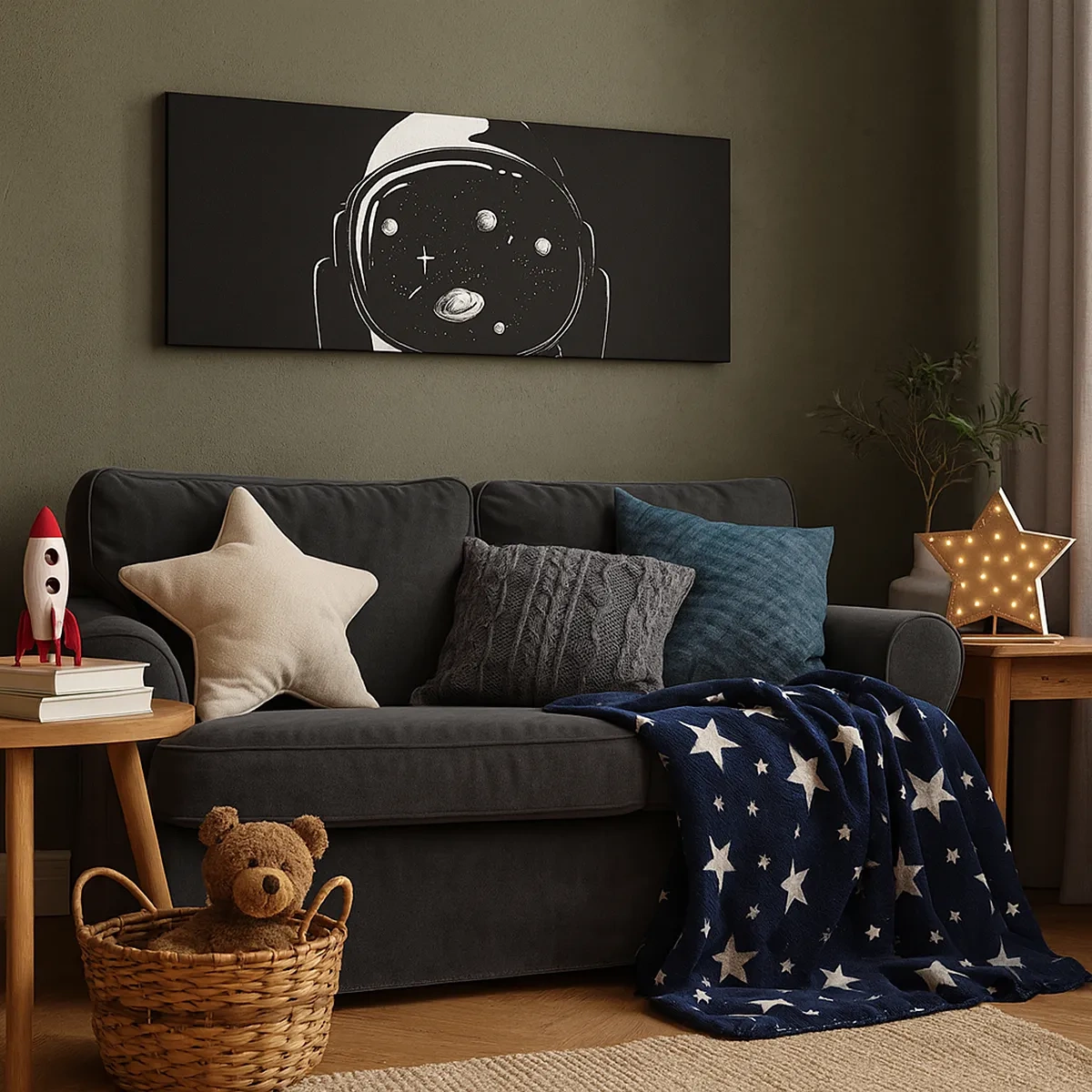 Impression sur toile - Image sur toile - Sympa la vue - 30x30 cm