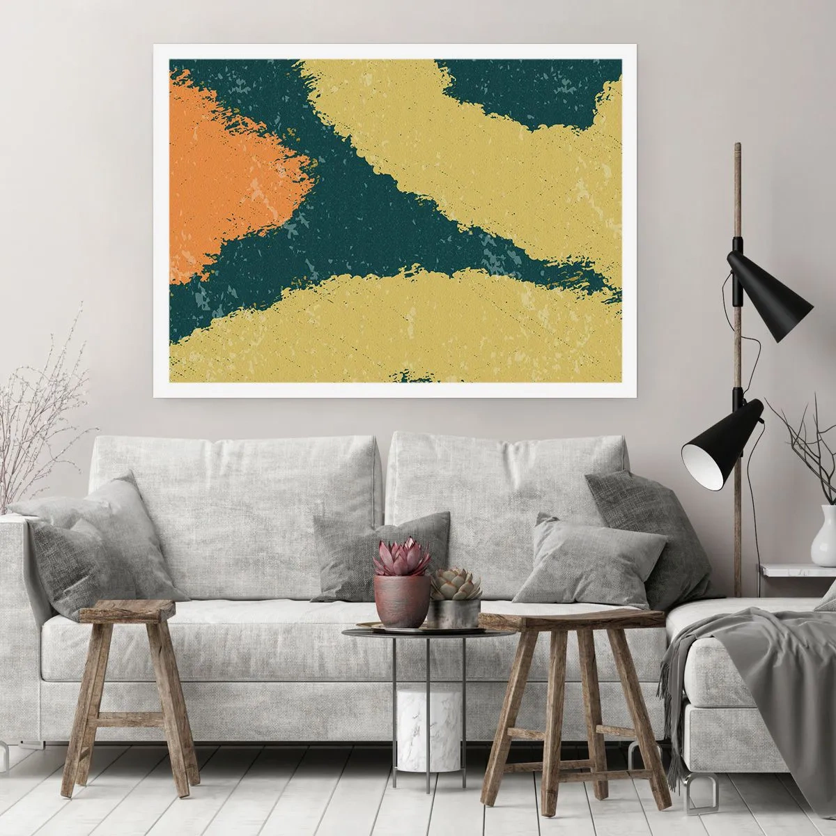 Affiche - Poster - Abstraction – mouvement lent - 70x50 cm