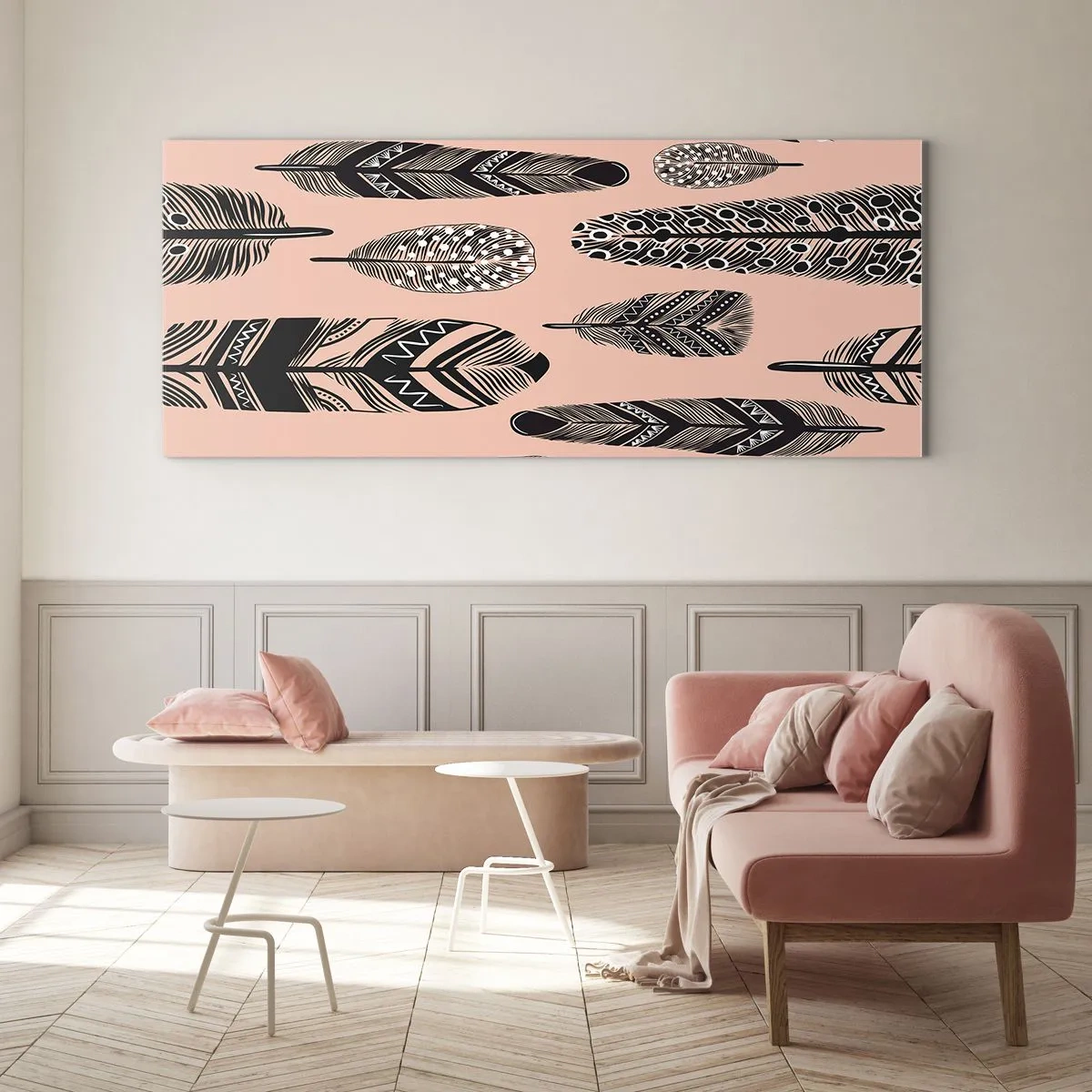 Impression sur verre - Image sur verre - Collection indienne - 90x30 cm