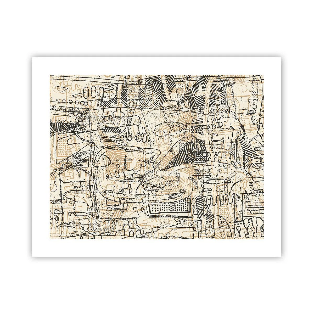 Affiche - Poster - Il attend d'être décodé - 50x40 cm