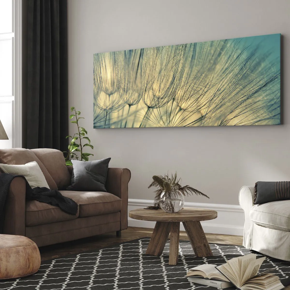 Impression sur toile - Image sur toile - En attente du vent - 100x40 cm