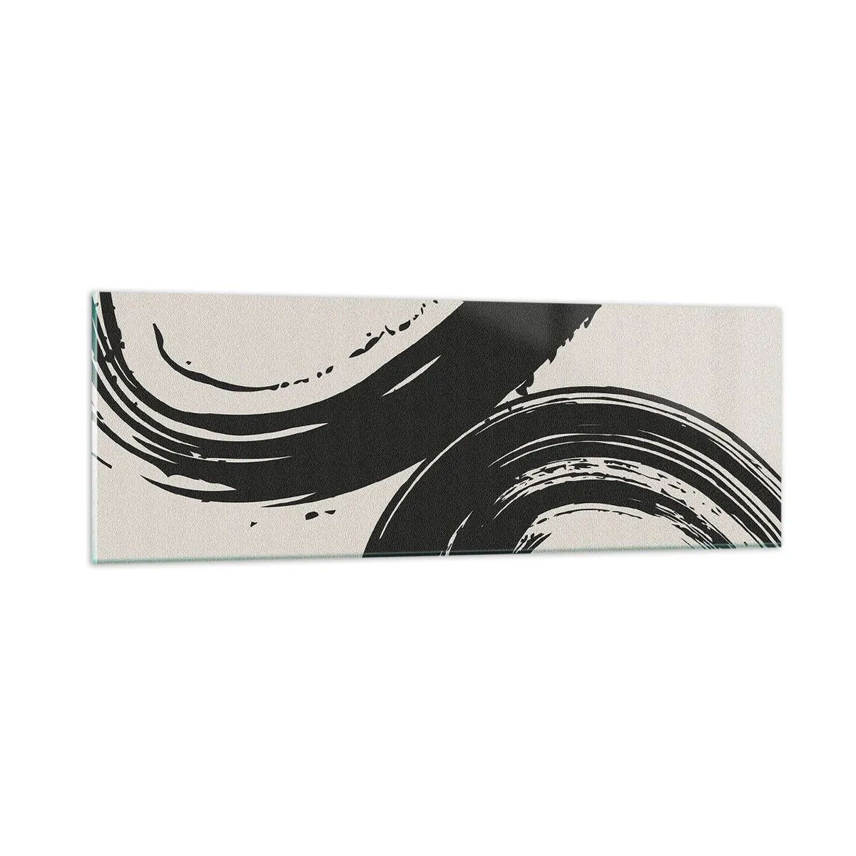 Impression sur verre - Image sur verre - Balayage circulaire - 90x30 cm