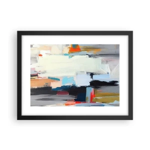 Affiche dans un cadre noir - Poster - Y a-t-il une méthode ? - 40x30 cm