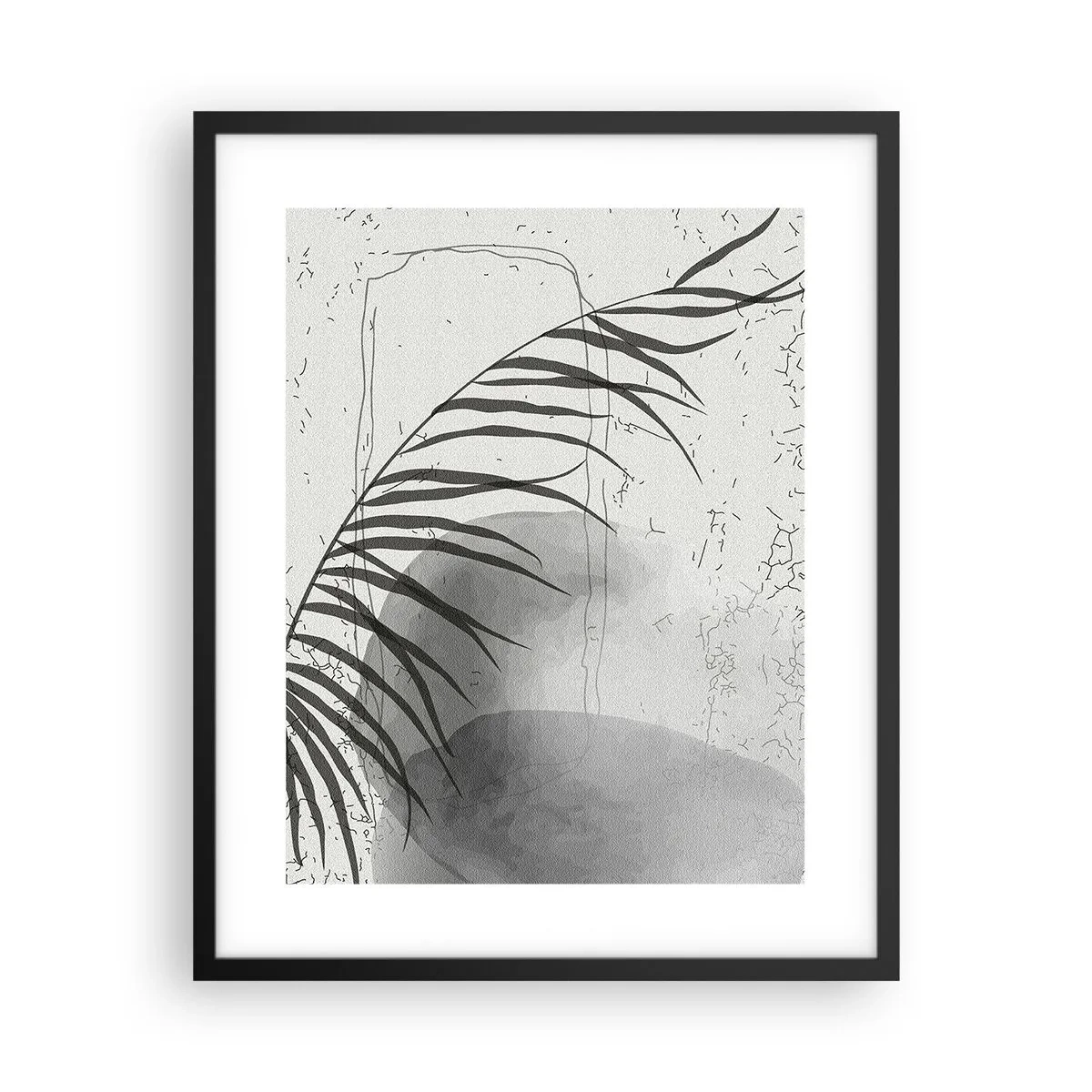 Affiche dans un cadre noir - Poster - L'exotisme subtil de la nature - 40x50 cm
