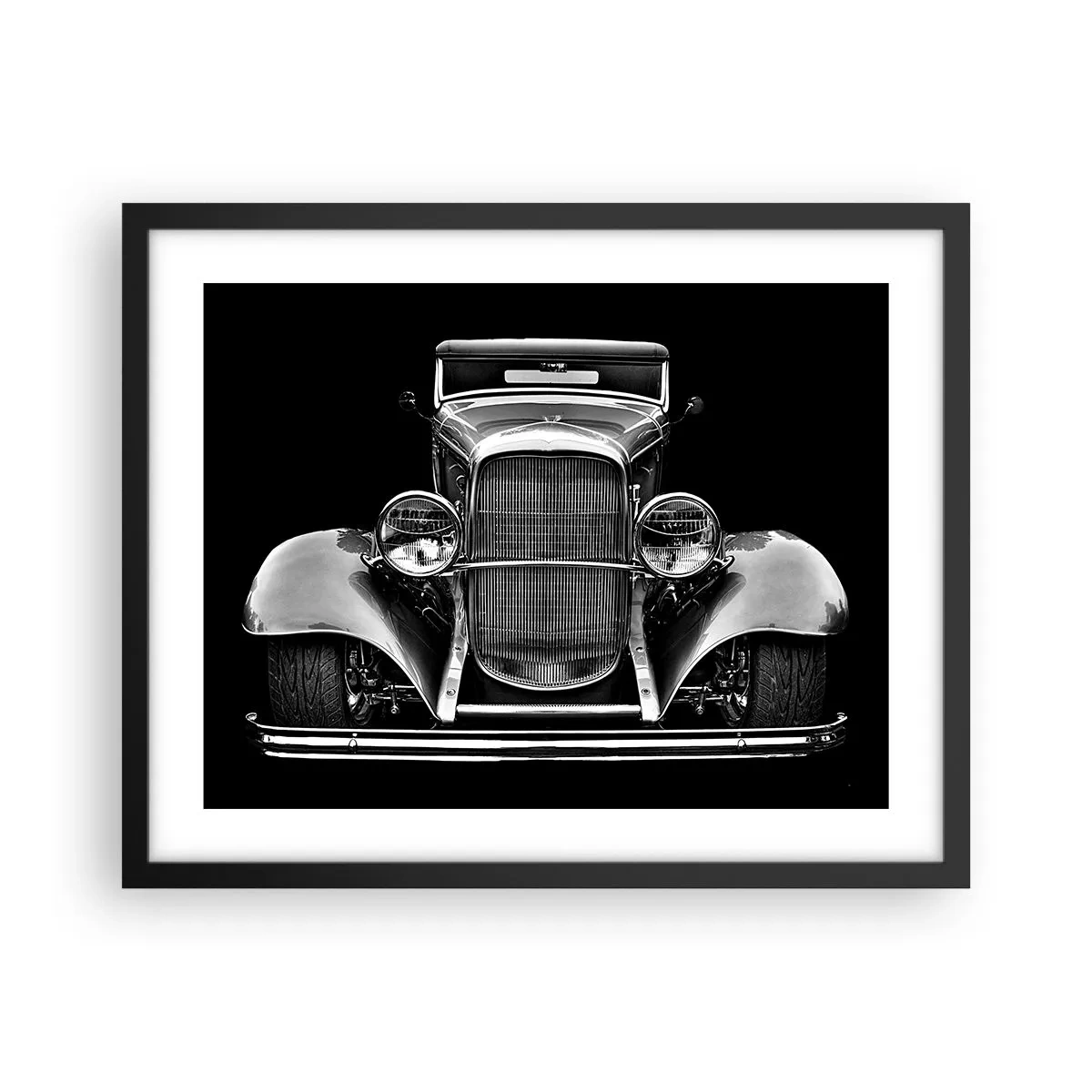 Affiche dans un cadre noir - Poster - Un vrai gentleman - 50x40 cm