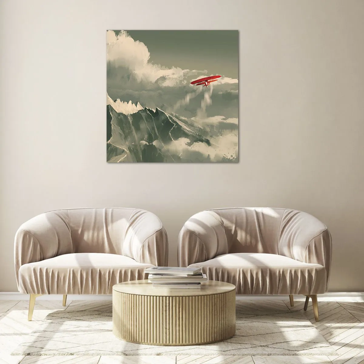 Impression sur verre - Image sur verre - Pionnier intrépide - 30x30 cm