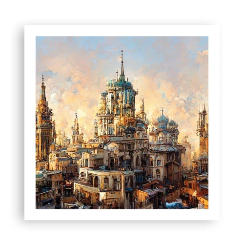 Affiche - Poster - Ville des villes - 60x60 cm
