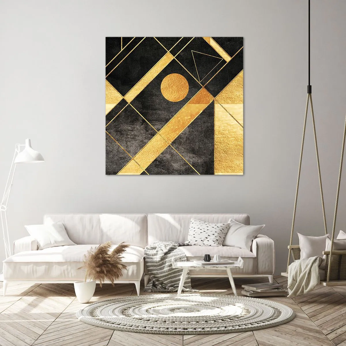 Impression sur toile - Image sur toile - Soleil du désert - 40x40 cm