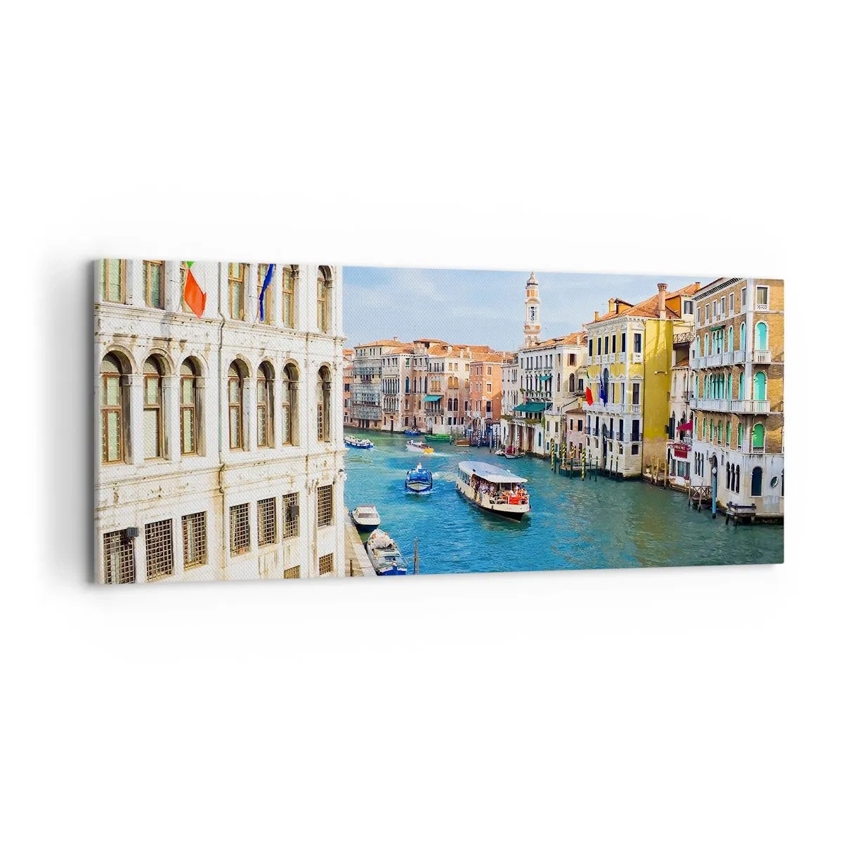Impression sur toile - Image sur toile - Trafic de rue unique au monde - 100x40 cm