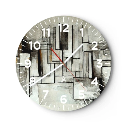 Horloge murale - Pendule murale - Le pouvoir de la simplicité - 40x40 cm