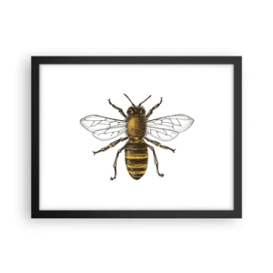 Affiche dans un cadre noir - Poster - Belle et bonne - 40x30 cm