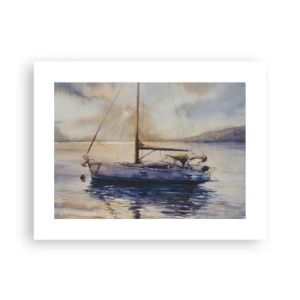Affiche - Poster - Soirée sur la baie - 40x30 cm