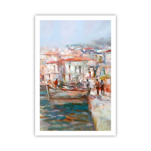 Affiche - Poster - Vacances pastelles - 61x91 cm