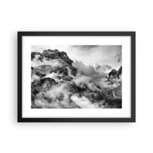 Affiche dans un cadre noir - Poster - Belle et cruelle - 40x30 cm