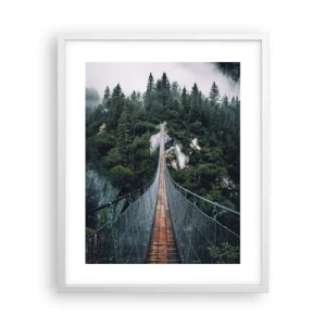 Affiche dans un cadre blanc - Poster - Uniquement pour les aigles - 40x50 cm