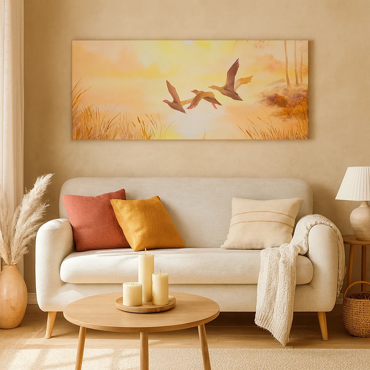 Impression sur toile - Image sur toile - Le début d'un long voyage - 30x30 cm