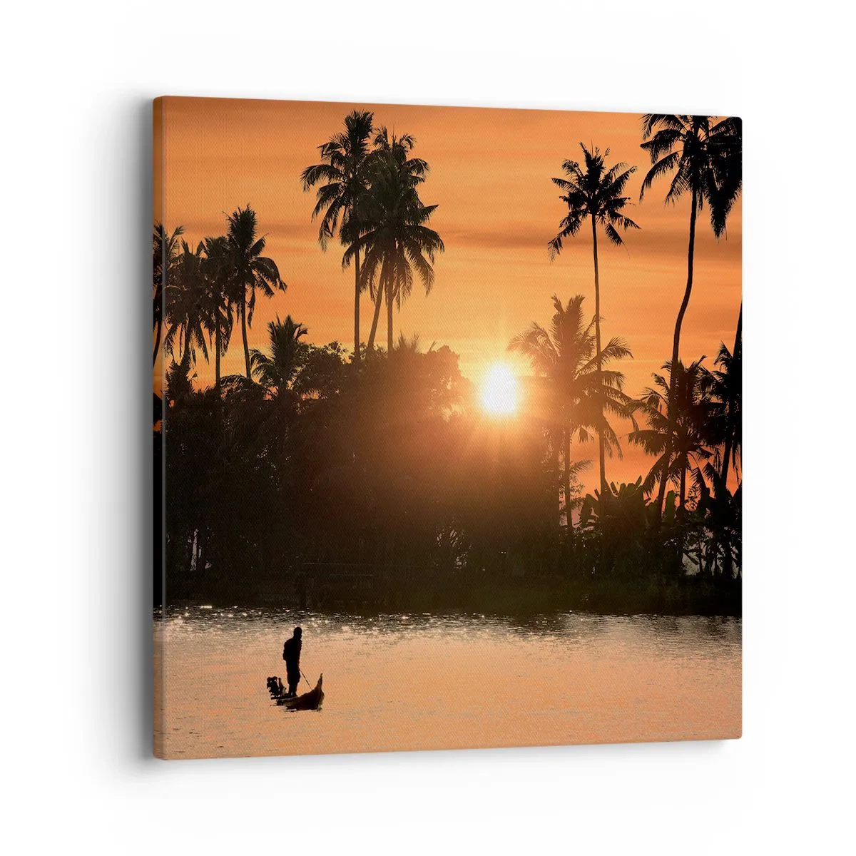 Impression sur toile - Image sur toile - Il est temps de se détendre - 40x40 cm