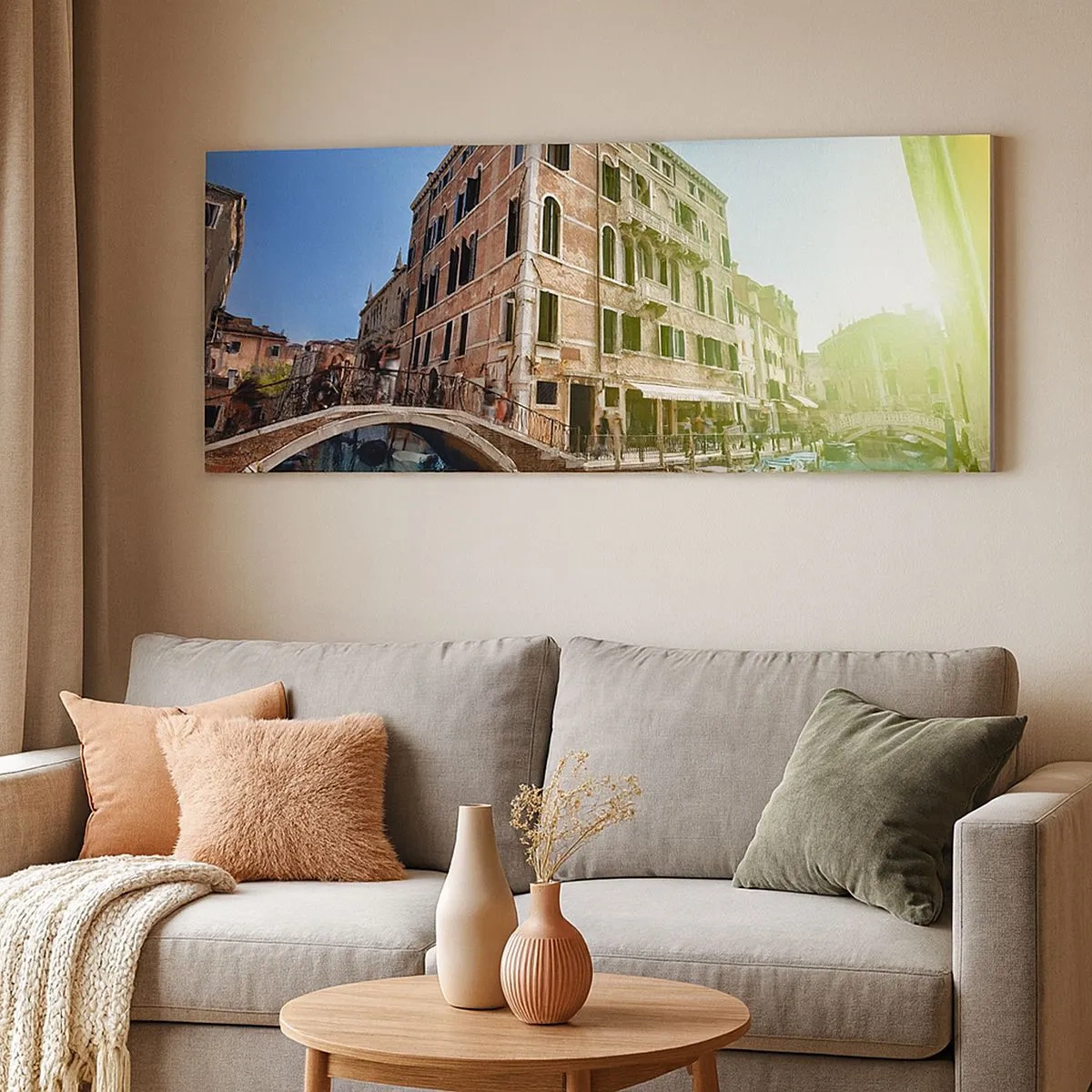 Impression sur toile - Image sur toile - Venise - Amore Moi - 100x40 cm