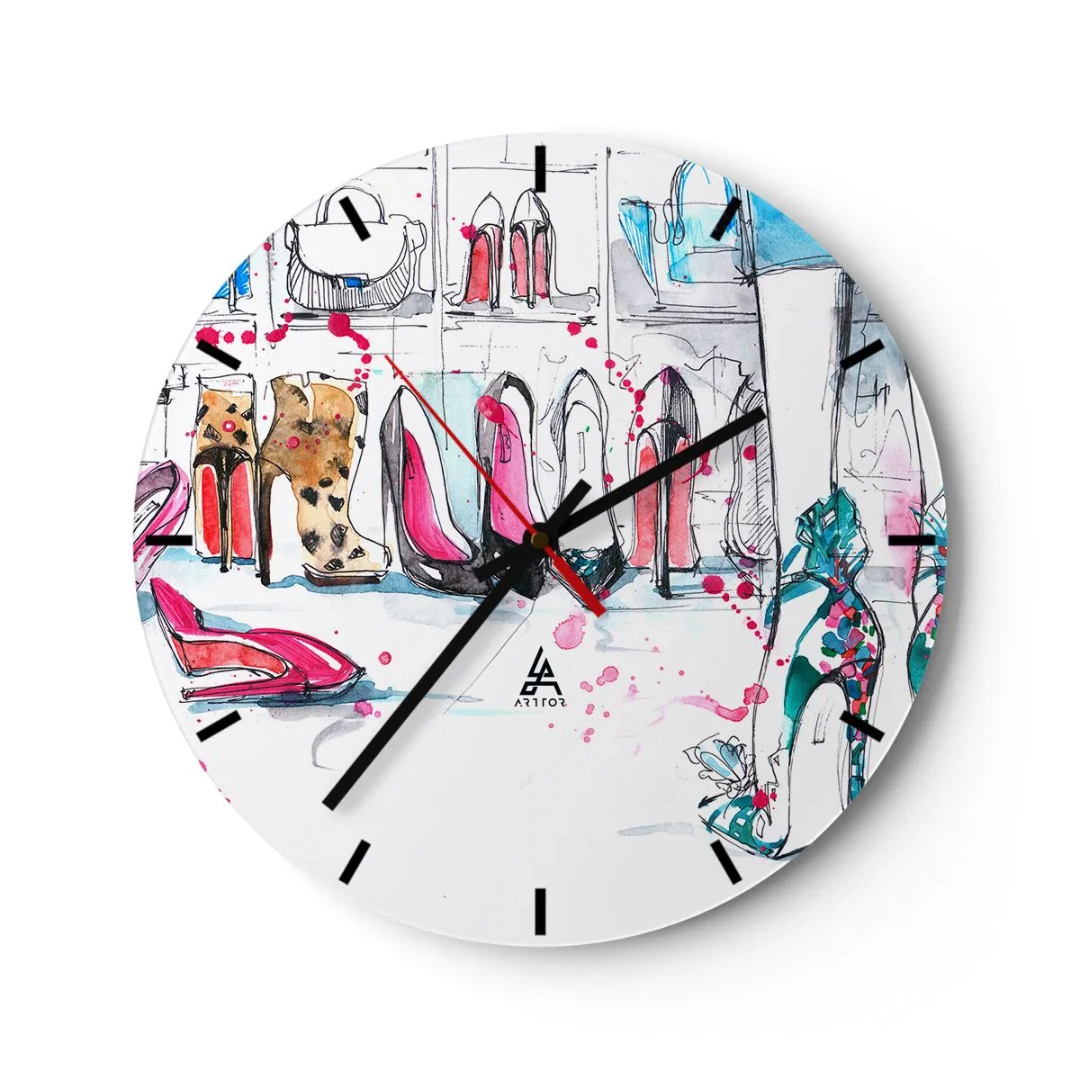 Horloge murale - Pendule murale - Sésame, ouvre-toi - 40x40 cm