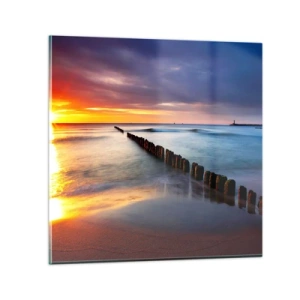 Impression sur verre - Image sur verre - Ecoute le silence - 30x30 cm