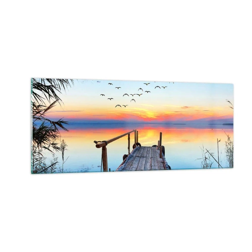 Impression sur verre - Image sur verre - Il est temps de rentrer... - 100x40 cm