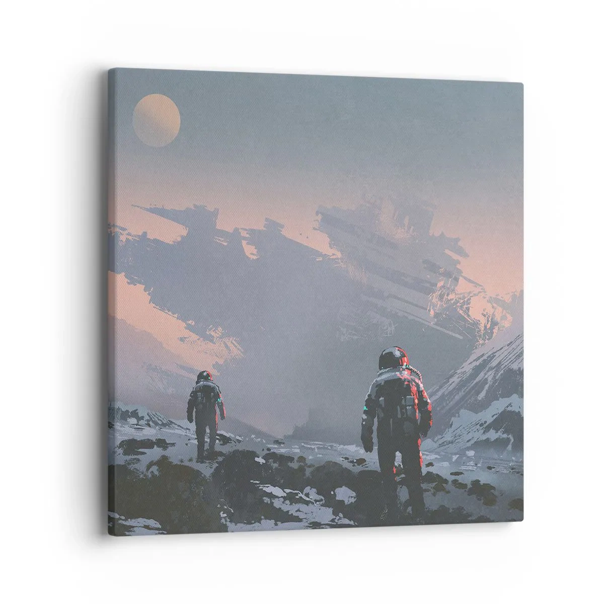 Impression sur toile - Image sur toile - Sous une étoile inconnue - 40x40 cm