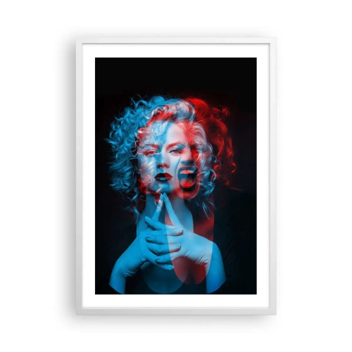 Affiche dans un cadre blanc - Poster - Alter ego - 50x70 cm