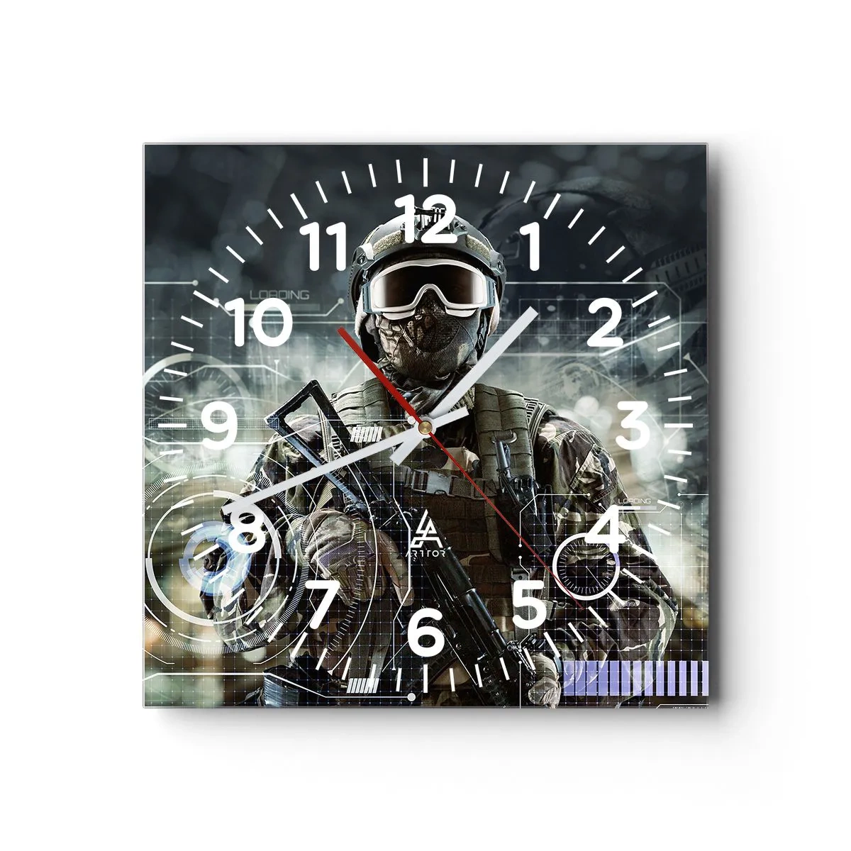 Horloge murale - Pendule murale - Puissance sans limite - 40x40 cm