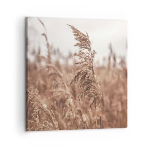 Impression sur toile - Image sur toile - C'est déjà l'automne dans les champs - 60x60 cm