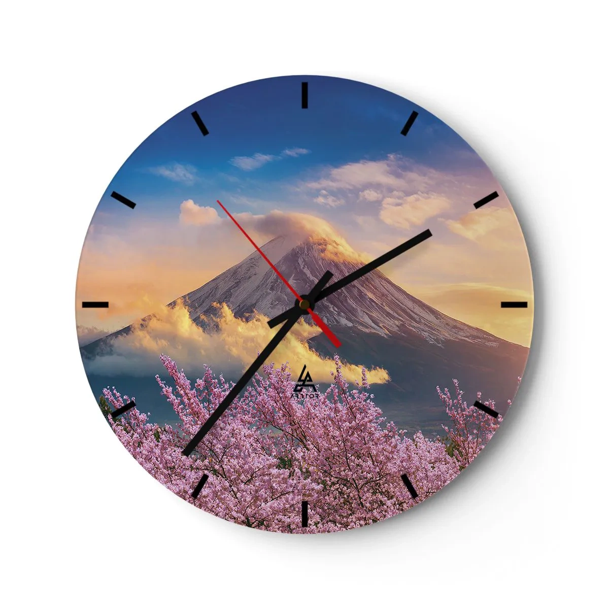 Horloge murale - Pendule murale - Sainteté japonaise - 40x40 cm