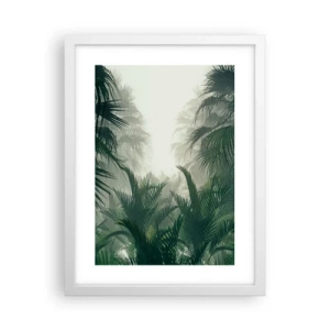 Affiche dans un cadre blanc - Poster - Secret tropical - 30x40 cm