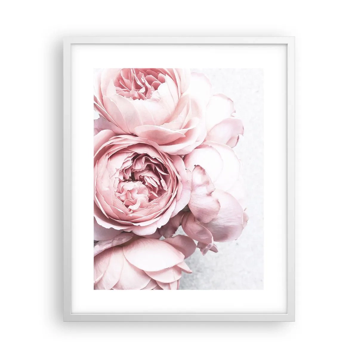 Affiche dans un cadre blanc - Poster - Pour les romantiques - 40x50 cm