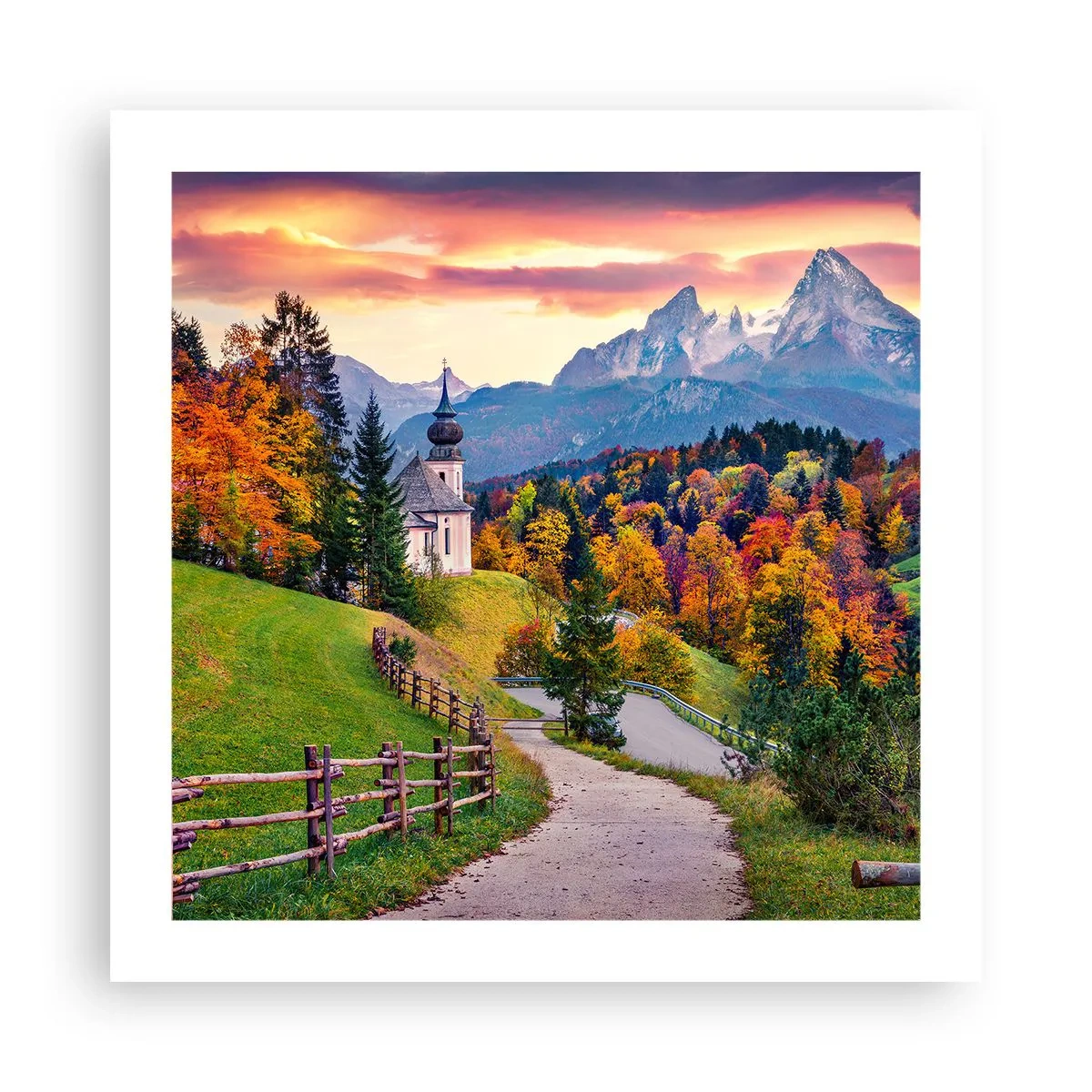 Affiche - Poster - Paysage comme peind - 50x50 cm