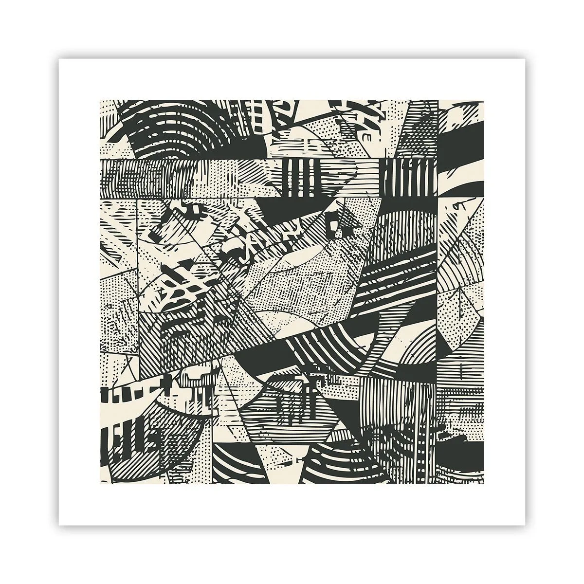 Affiche - Poster - Dynamique du modernisme - 40x40 cm