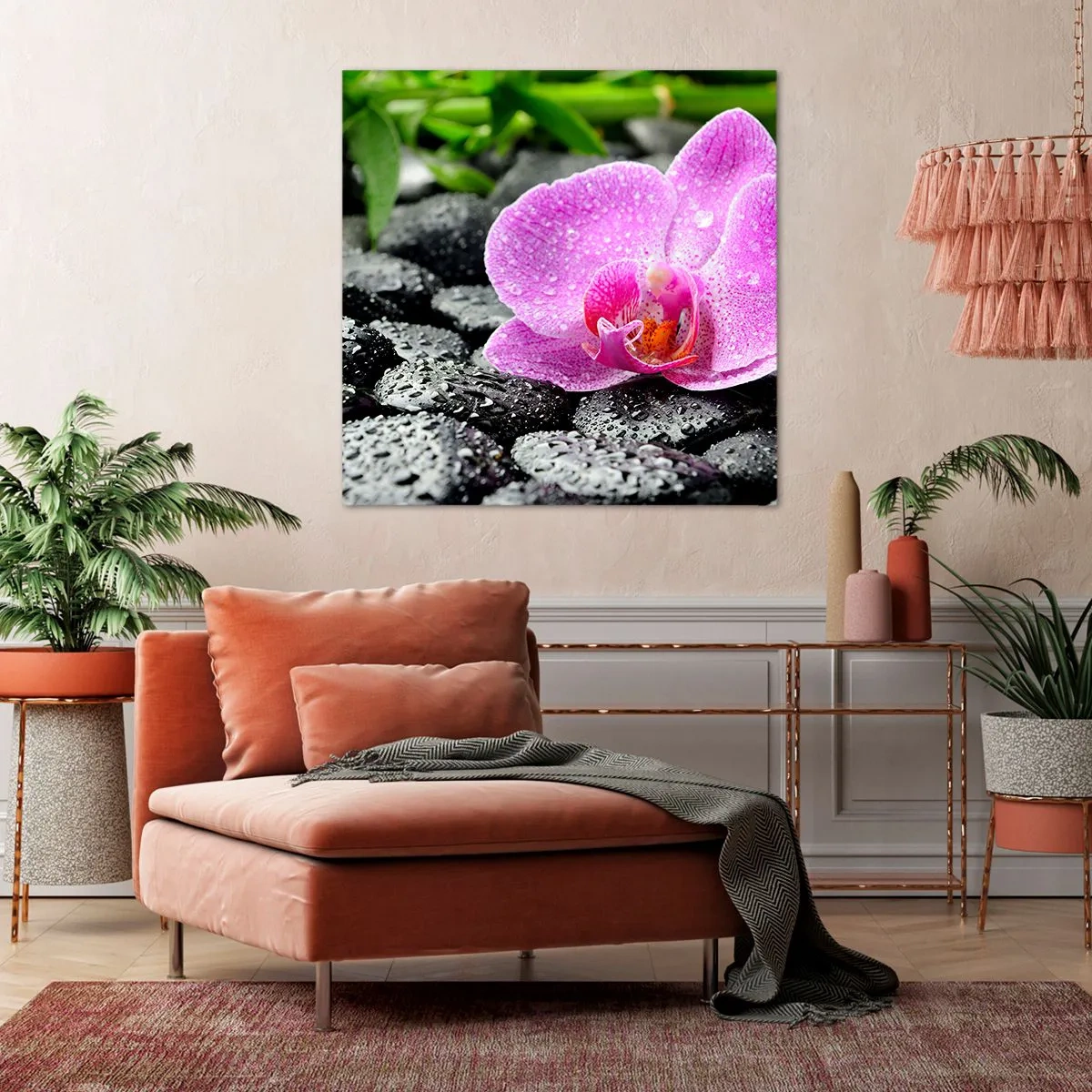 Impression sur toile - Image sur toile - Comme un coeur ouvert - 70x70 cm