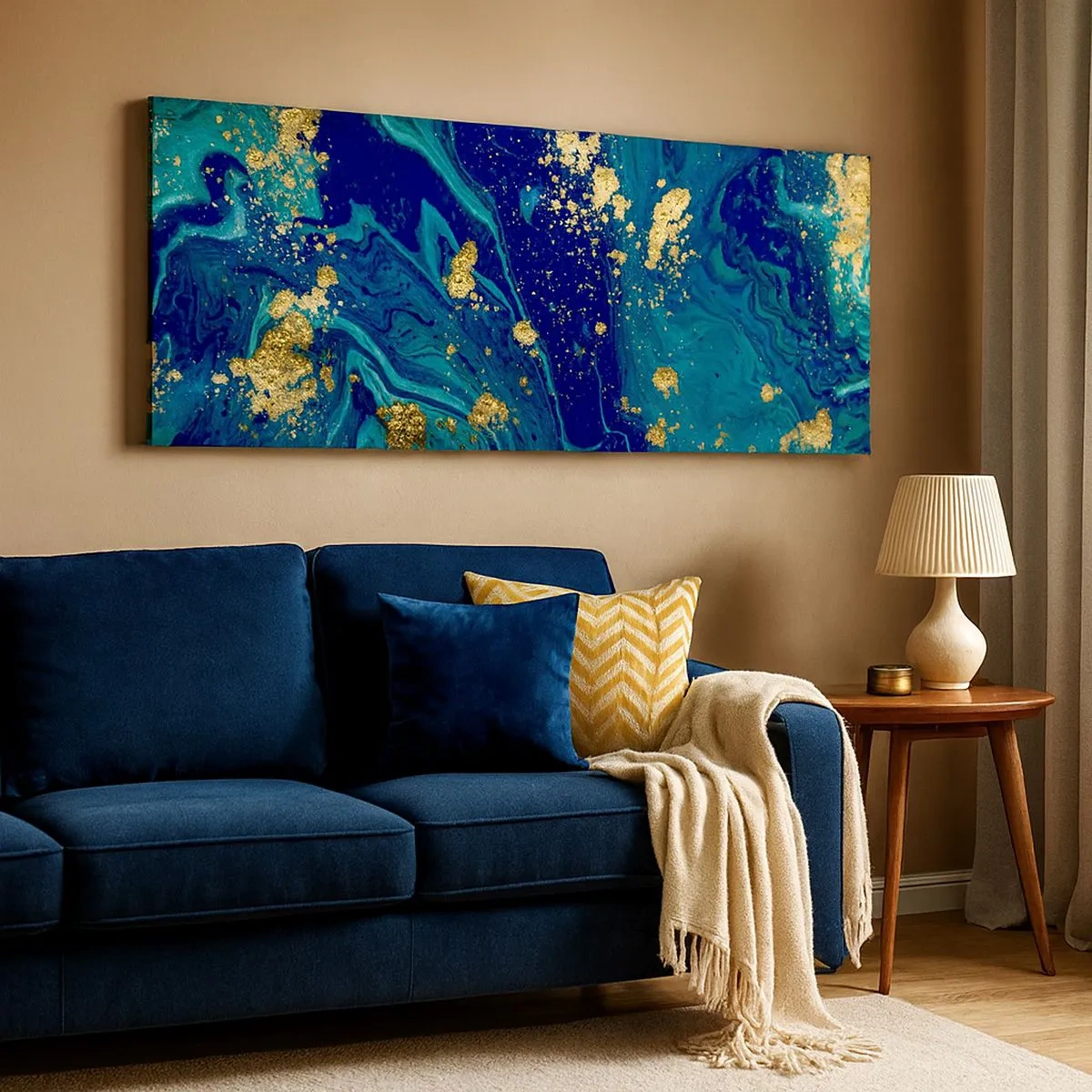 Impression sur toile - Image sur toile - Les pétales du soleil - 100x40 cm