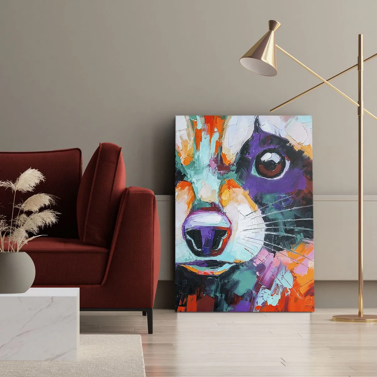 Impression sur toile - Image sur toile - Uniquement de belles émotions - 55x100 cm