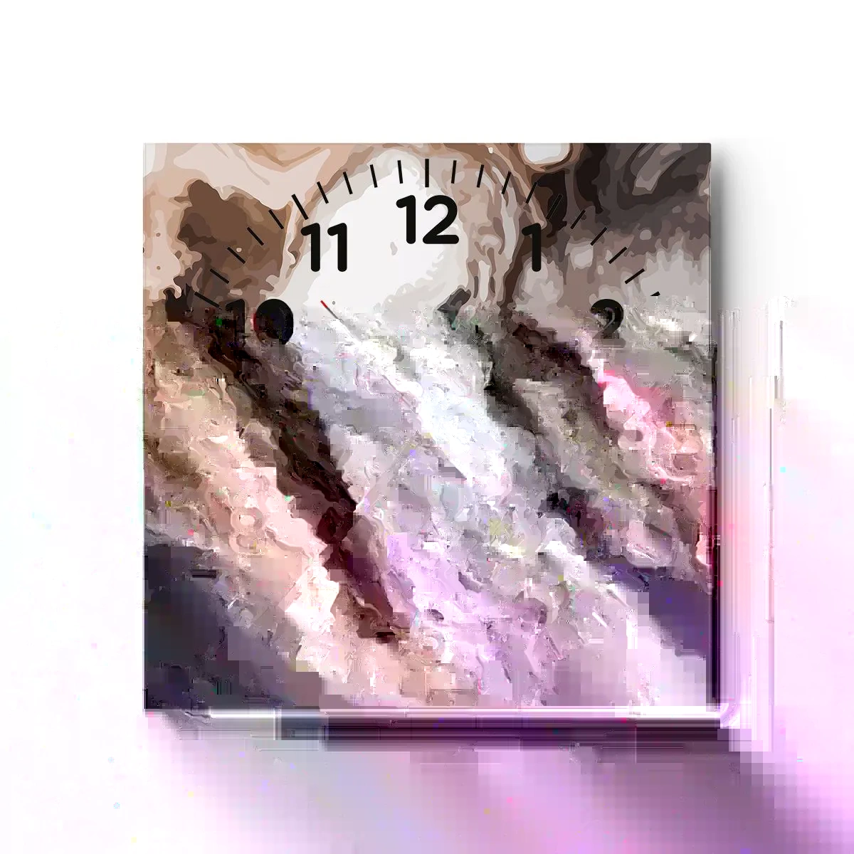 Horloge murale - Pendule murale - La naissance d'une galaxie - 30x30 cm