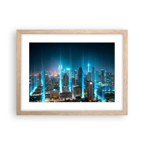 Affiche dans un chêne clair - Poster - À Berlin au paradis - 40x30 cm