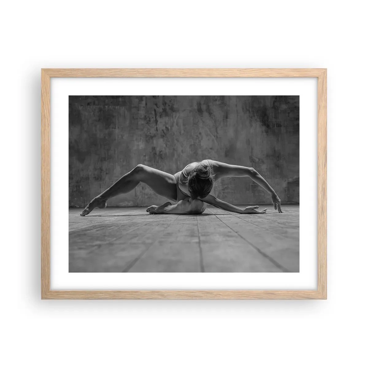 Affiche dans un chêne clair - Poster - Symétrie trouvée - 50x40 cm