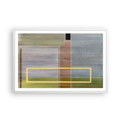 Affiche dans un cadre blanc - Poster - Simple et calme - 91x61 cm