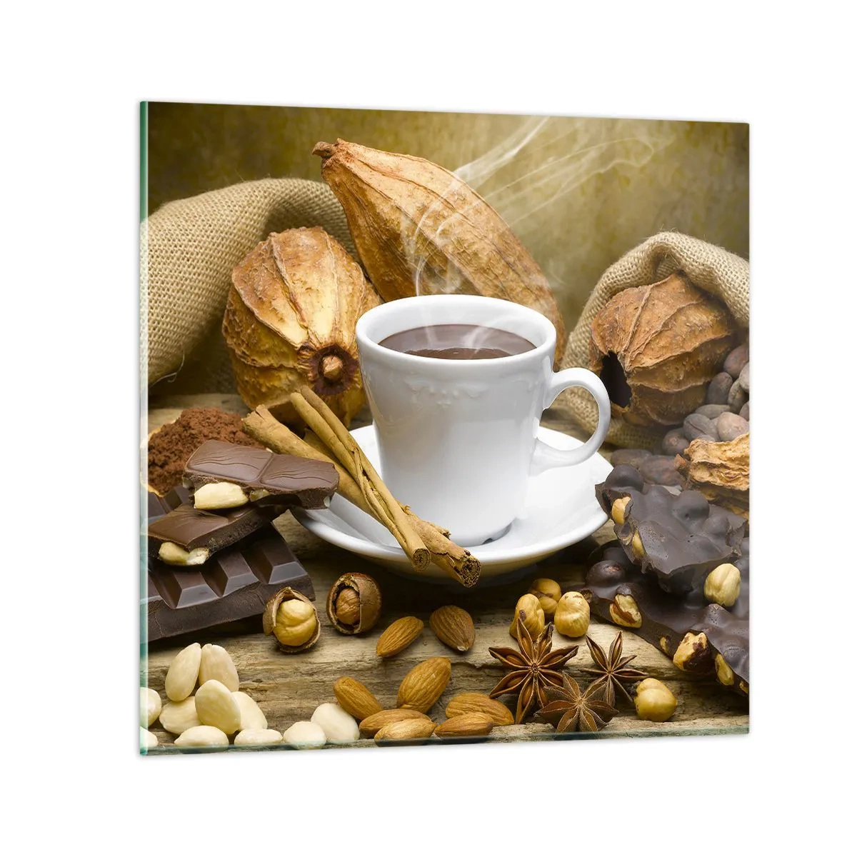 Impression sur verre - Image sur verre - Pour les amateurs de sensations fortes - 70x70 cm