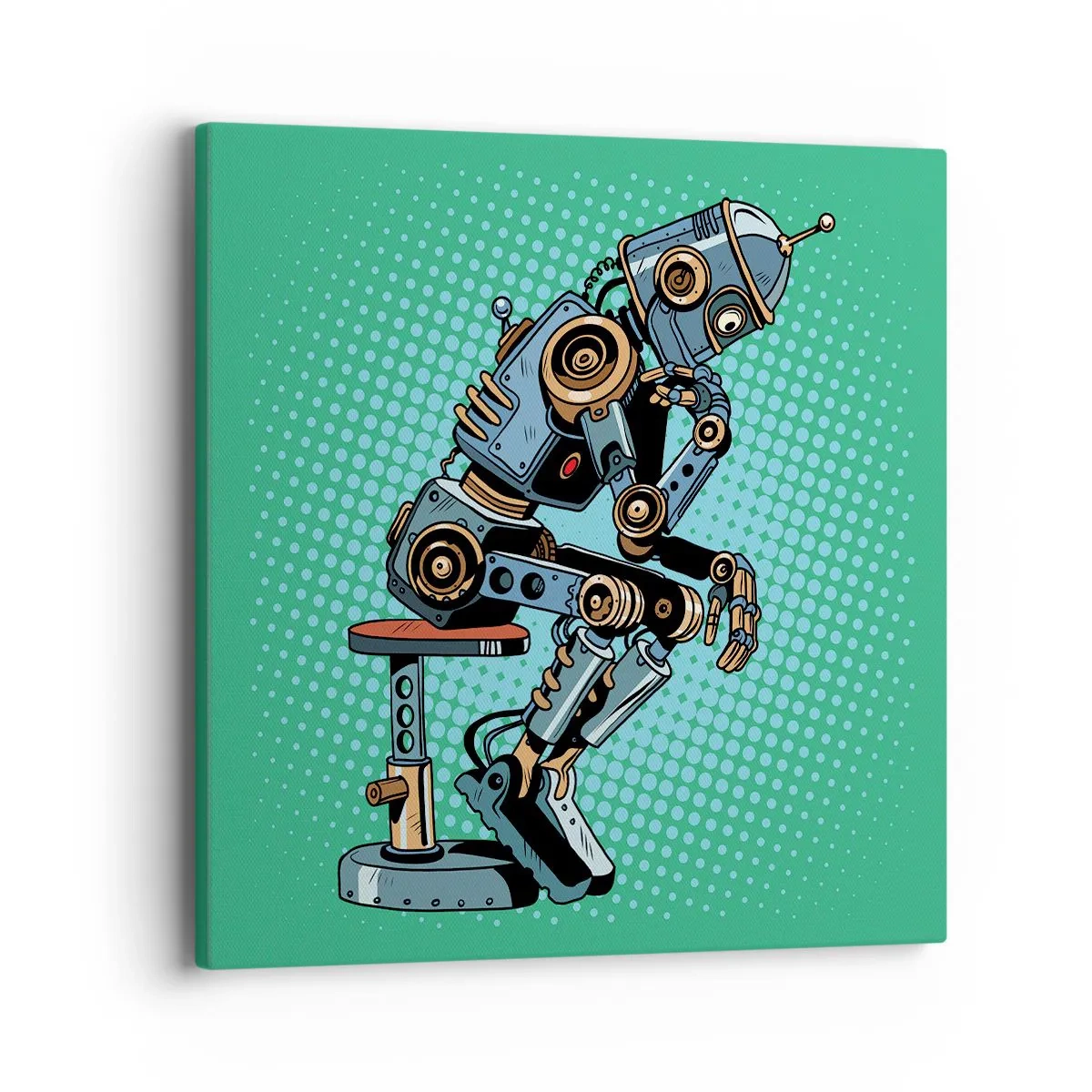 Impression sur toile - Image sur toile - Au-dessus de l'essence de l'être - 40x40 cm