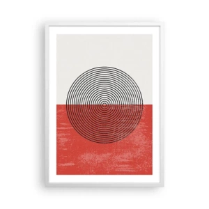 Affiche dans un cadre blanc - Poster - Dans le mille - 50x70 cm