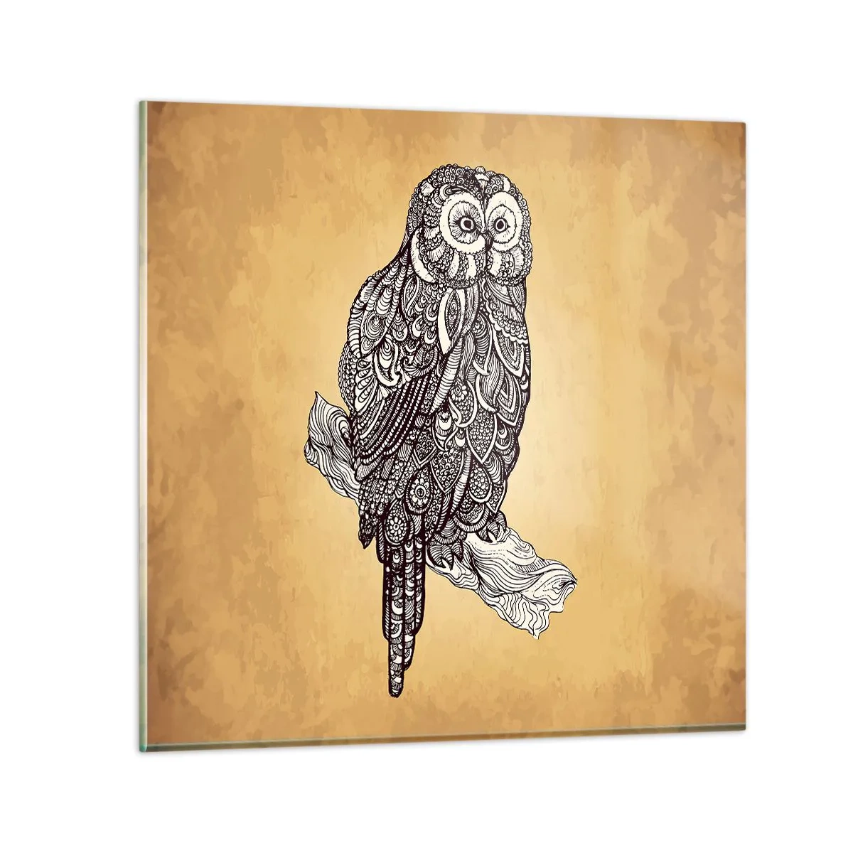 Impression sur verre - Image sur verre - Ornements complexes de sagesse - 60x60 cm