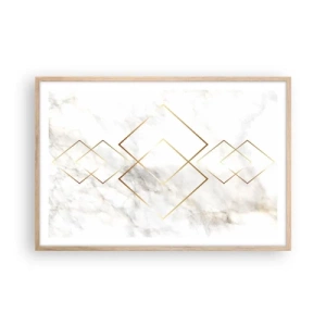 Affiche dans un chêne clair - Poster - Vue à l'infini - 91x61 cm